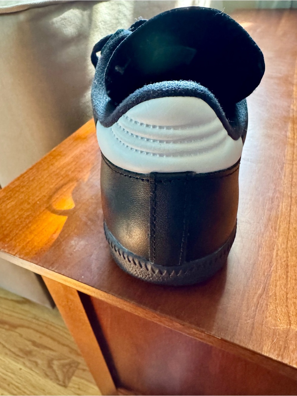 adidas unisex Samba Classic Sneakers - Black & White - Picture 4 of 9
